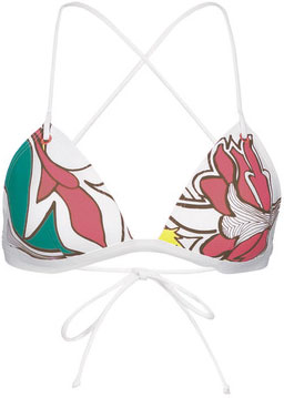 X Back Top White Floral Women