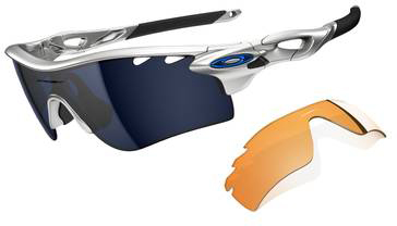 picture Radarlock Path Silver/Ice Iridium Vented & Persimmon Vented Zonnebril