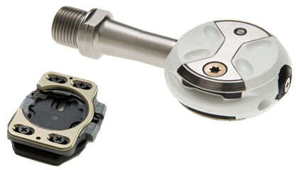 Light Action Stainless Pedaal Wit