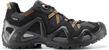 Zephyr GTX Lo Black Orange Heren Wandelschoen