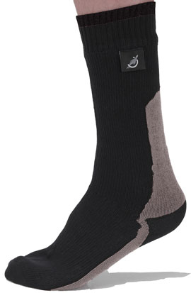 Thin Mid Calf Sock Zwart