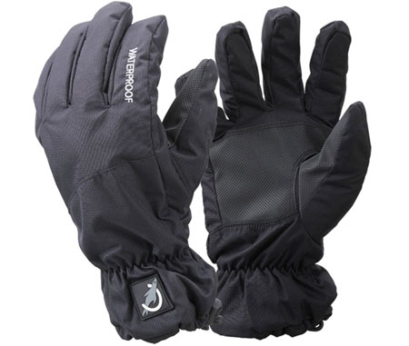 Outdoor Glove Zwart - De Outdoor Glove is een goede, all-round waterproof hanschoen met verlengde boord en verstelbare sluiting.