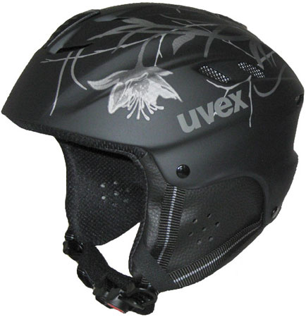 X ride Lady S Black Flower Skihelm
