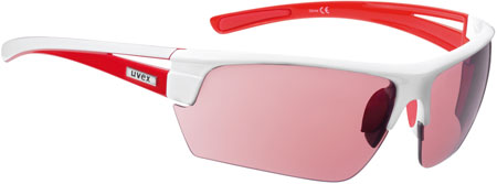 Gravic White Red Zonnebril