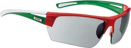 Gravic Red Green White Zonnebril