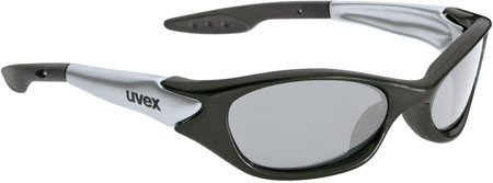 Sporty Black Silver Zonnebril Junior