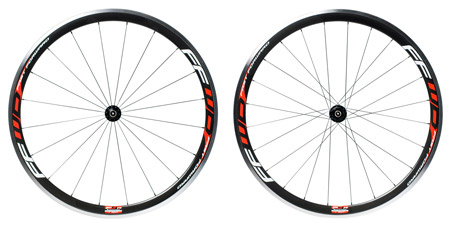 picture F4R-c Carbon Clincher Wielset met Fast Forward Naaf