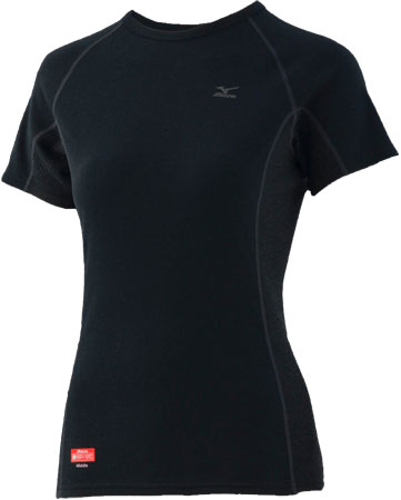 Middle Weight Tee Ondershirt Black Dames