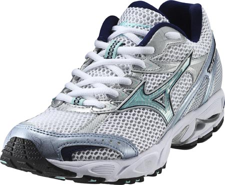 Wave Fortis 4 White Aruba Blue Dress Blues Dames Hardloopschoen