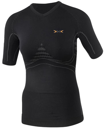 Accumulator Undershirt Korte Mouwen Zwart/Antra Dames