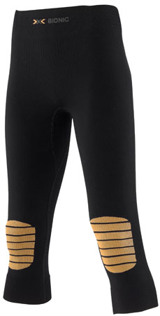 Broek Energizer Driekwart Zwart/Oranje Dames