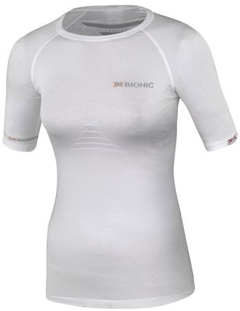 X-Bionic : Speed Shirt Running Korte Mouwen Wit/Grijs Dames 