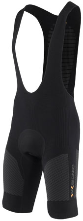 picture Fietsbroek Kort Met Bretels En Met Zeem Zwart/Antra Heren
