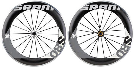 S80 Carbon Wielset Grijs