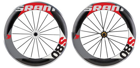 picture S80 Carbon Wielset Rood