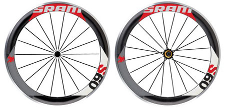 S60 Carbon Wielset Rood