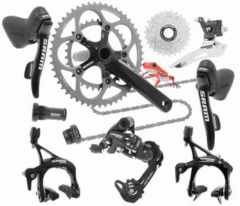Apex 10-Speed Groepset Compact Zwart