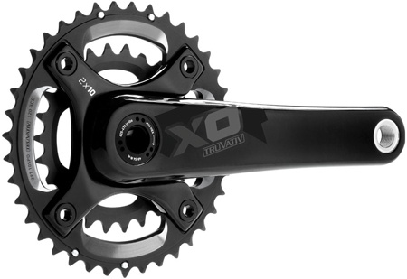 Crankstel Truvativ  X0 GXP 10 Speed 28/42 Black