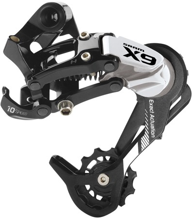Achterderailleur  X9 10 Speed Wit