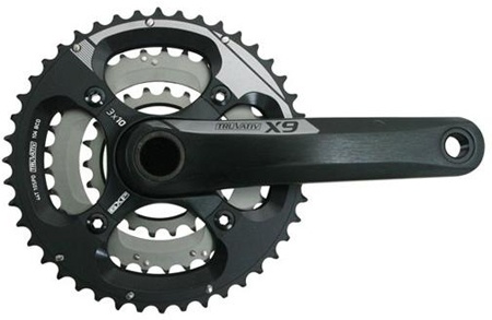 picture Crankstel Truvativ  X9 GXP 10 Speed Triple 22/33/44 Grijs