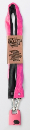 picture Straight Jacket Skinny Kettingslot Roze/Zwart