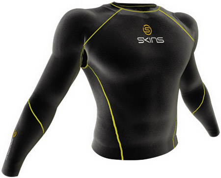 Sport Shirt Lange Mouwen Heren Zwart