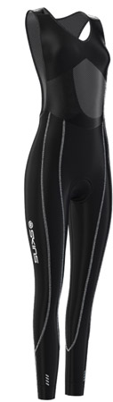 Skins : Cycle Lange Bibbroek Dames Zwart/Grijs 