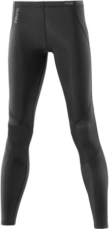 A400 Long Tights Dames Zwart/Zilver