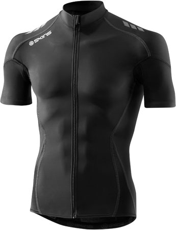 C400 Compression Jersey Short Sleeve Heren Zwart