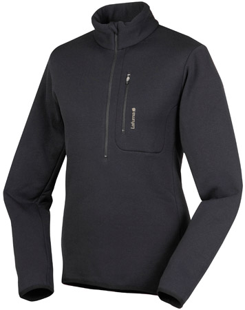 LD Lotus T Zip Sweatshirt met Rits Heren Zwart