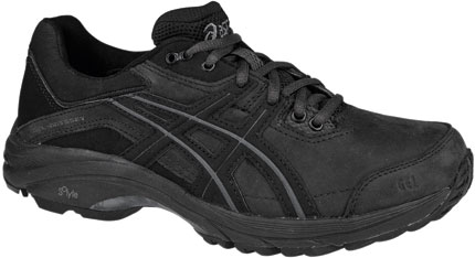 Gel Odyssey WR Black Charcoal Black Dames Wandelschoen