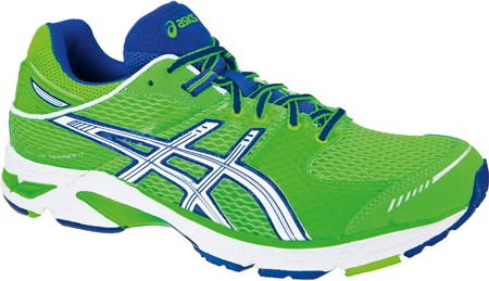 Gel DS Trainer 17 Neon GreenWhiteBlue Heren Hardloopschoen