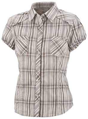 Paro Trail Plaid Shirt Korte Mouwen Dames Fossil