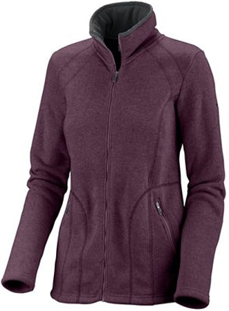 Altitude Aspect Fleece Full Zip Dames Black Cherry
