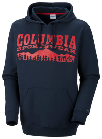 Lake Cobb Pullover Navy Red Heren