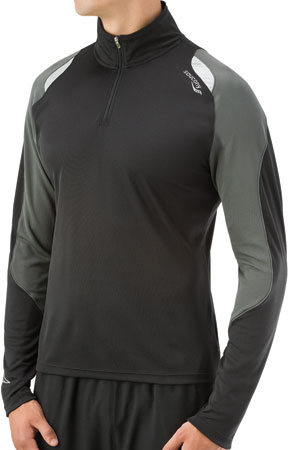 Epic 1 4 Zip Heren Black