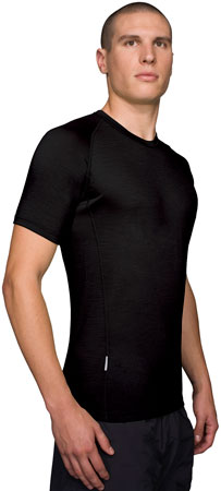 Bodyfit 200 Lightweight Contour Crewe Black Heren