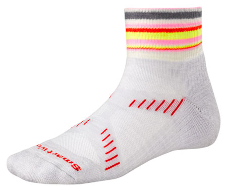 Womens PhD Cycling Light Mini Silver Red Sokken
