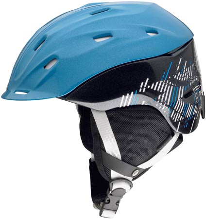 Makani Light Blue Shiny Skihelm