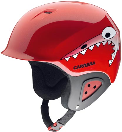 CJ 1 Red Crocodile Junior Skihelm