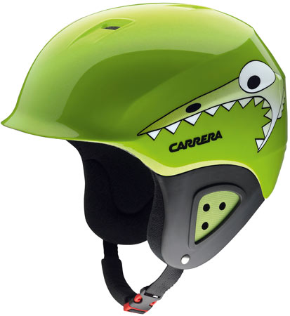 CJ 1 Green Crocodile Junior Skihelm
