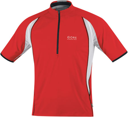 Air Zip Shirt Red Black