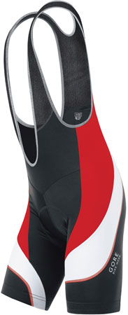 Gore : Power 2.0 Bibtights Short+Black/Red Fietsbroek 