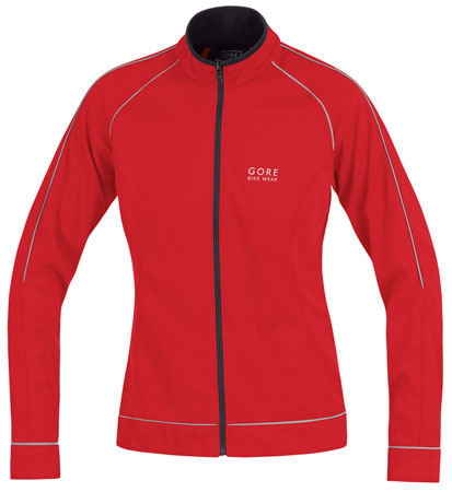Gore : Power Softshell Jacket Red/Black Dames 