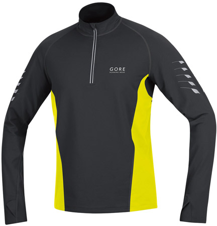 Mythos Shirt Lange Mouwen Black Neon Yellow Heren