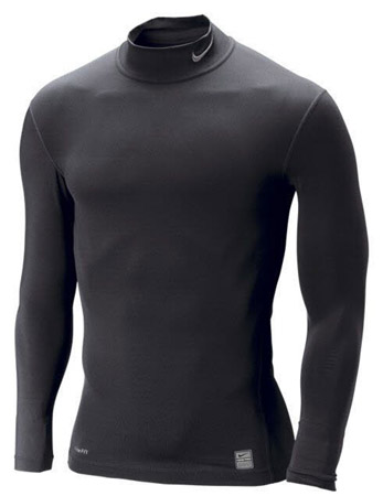 Pro Core LS Tight Mock Nonbox Undershirt Heren Black