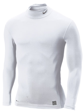 Pro Core LS Tight Mock Nonbox Undershirt Heren Wit