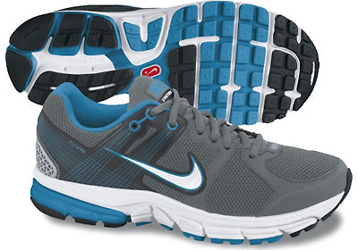 Zoom Structure+ 15 Grey/White/Blue Antracite Heren Hardloopschoen