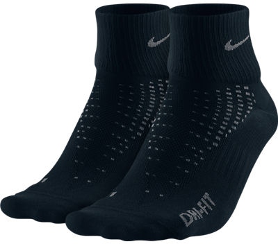 2 paar NK Run Ant Black/Grey Sokken Unisex