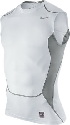 Hypercool Comp SL Top 1.2 White/Matte Silver Heren